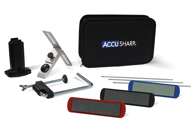 Accusharp 060C Knife Sharpening Kit, Coarse, Aluminum Oxide Abrasive