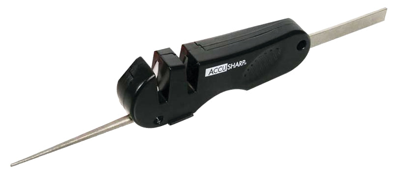 Accusharp 029C Knife and Tool Sharpener, 400 Coarse, 1500 Fine Grit, Coarse, Tungsten Carbide Abrasive