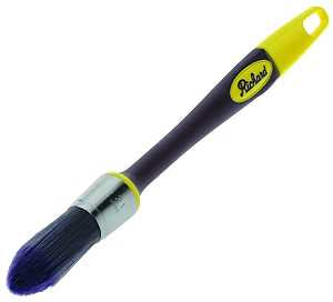 Hyde 13421 Trim Brush, Polyester Bristle, Soft-Grip Handle, 7/18 in W
