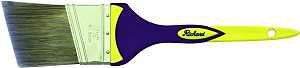 Hyde 80842 Paint Brush, 2-1/2 in W, Angular Brush, Polyester Bristle, Soft-Grip Handle