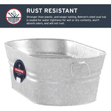 Behrens 4 gal Steel Tub Oval