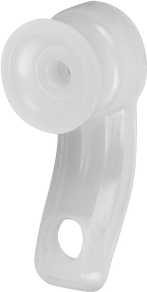 Kenney KN1865 Traverse Rod Carrier, Plastic Carrier, Plastic, White