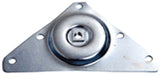 Waddell 2755 Series Top Plate, Heavy-Duty, Steel, Zinc