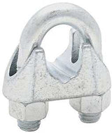 National Hardware 3230BC Series N248-336 Wire Cable Clamp, 5/8 in Dia Cable, 1-1/16 in L, Iron/Steel, Zinc-Plated