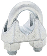 National Hardware 3230BC Series N248-336 Wire Cable Clamp, 5/8 in Dia Cable, 1-1/16 in L, Iron/Steel, Zinc-Plated