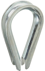 National Hardware 3232BC Series N176-800 Rope Thimble, 3/16 in Dia Cable, Steel, Zinc-Plated