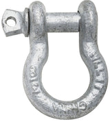 National Hardware 3250BC Series N223-685 Anchor Shackle, 3/8 in Trade, 2000 lb Working Load, 13/32 in Dia Wire, Steel