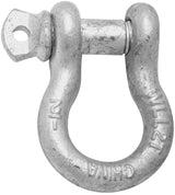 National Hardware 3250BC Series N223-693 Anchor Shackle, 1/2 in Trade, 4000 lb Working Load, 17/32 in Dia Wire, Steel