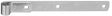 National Hardware N130-765 Strap Hinge, 0.22 in Thick Leaf, 12 in L x 1-1/4 in W, Steel, Zinc, 150 lb