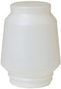 Little Giant 666 Poultry Waterer Jar, 1 gal Capacity, Plastic, Transparent, Screw Mounting