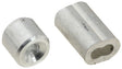 National Hardware SPB3231 Series N830-350 Ferrule and Stop, 1/16 in Dia Cable, 7/32 in L, Aluminum, Mill