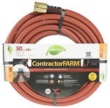 Element ContractorFARM CELCF58050 Heavy-Duty Water Hose, 5/8 in, 50 ft L, Female, Rubber, Red