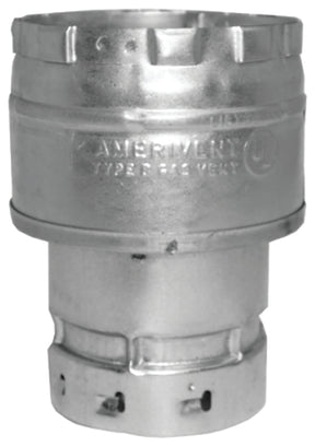 AmeriVent 4EIX6 Increaser, 4 x 6 in Connection, Aluminum/Steel, Galvanized