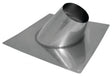 AmeriVent 8RF Roof Vent Flashing, 21 in OAL, 21 in OAW, 8 in Pipe, Steel