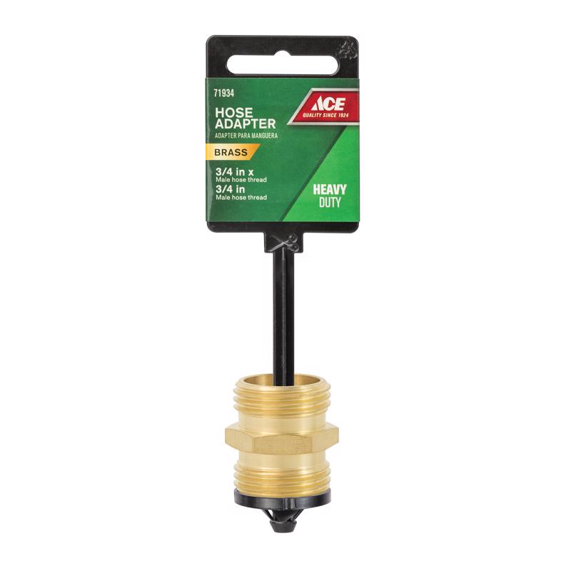 Ace 3/4 in. Brass Threaded Male Hose Coupling, Pack of 5