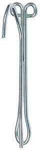 Kenney KN1040 Slip-In Hook, Metal, Silver, Chrome