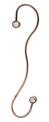 Perky-Pet 85 Hanging Hook, Beaded, Decorative Beaded, Steel, Brushed Copper