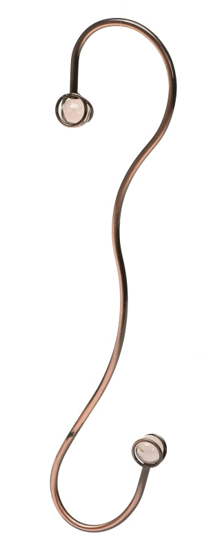 Perky-Pet 85 Hanging Hook, Beaded, Decorative Beaded, Steel, Brushed Copper