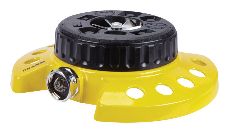 Dramm ColorStorm Metal Sled Base 9-Pattern Turret Sprinkler 575 sq ft 1 pk