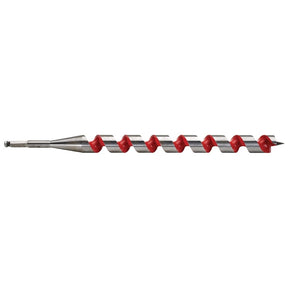 Milwaukee 48-13-6250 Ship Auger Bit, 1-1/4 in Dia, 18 in OAL, Spiral Flute, 7/16 in Dia Shank, Hex Shank