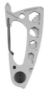 Hy-Ko KC618 Key Chain, 9-in-1, Clip-On, Pack of 5