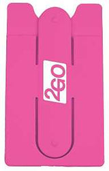 Hy-Ko KC632 Cell Phone Wallet Stand, Silicone, Assorted, For: Mobile Devices, Pack of 5