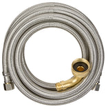 Keeney PP25896 Dishwasher Supply Line, Stainless Steel, 8 ft L Dimensions