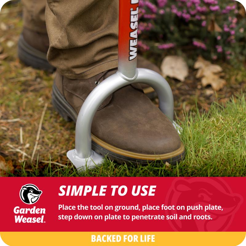 Garden Weasel Carbon Steel Garden Edger Steel Handle
