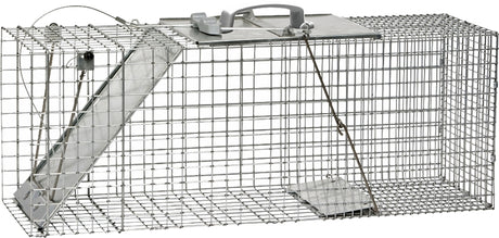 Havahart 1085 Animal Trap, 32 in L, 10 in W, 12 in H, Spring-Loaded Door