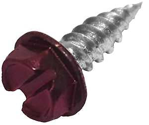Malco HW7X1/2ZRBG Screw, 1/2-7 Thread, Single Thread, Hex, Slotted Drive