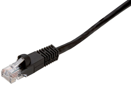 Zenith PN10506EB Network Cable, 50 ft L, Cat6e Category Rating, Black Sheath