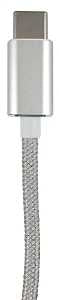 Zenith PM1006UCBW USB Cable, Silver Sheath, 6 ft L