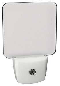AmerTac NL-SCRN Translucent Screen Night Light, 120 V, 0.5 W, LED Lamp, Warm White, 2 Lumens, 3000 K Color Temp, White