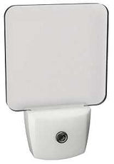 AmerTac NL-SCRN Translucent Screen Night Light, 120 V, 0.5 W, LED Lamp, Warm White, 2 Lumens, 3000 K Color Temp, White