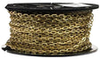 Baron 7183 Sash Chain, #1/0, 200 ft L, 35 lb Working Load, Steel, Brass