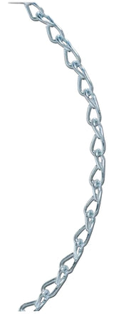 Baron 7227 Jack Chain, #16, 250 ft L, Galvanized Steel, Zinc-Plated, 10 lb Working Load