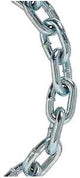 Baron 7228 Straight Link Chain, #2, 40 ft L, 520 lb Working Load, Carbon Steel, Zinc-Plated