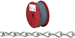 Baron 7273 Sash Chain, #35, 100 ft L, 105 lb Working Load, Steel, Zinc-Plated