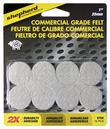 Shepherd Hardware 6706 Protective Pad, Felt, Beige, 1 in Dia