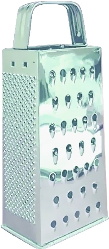 Norpro 339 Grater, 4-1/4 in OAW, 3-1/4 in OAD, 8-1/4 in OAH, Stainless Steel
