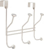 Amerock H55548S Series Hook, 9-3/4 in L x 9-5/16 in W x 5-1/3 in H Dimensions, Silver, 3-Hook, Steel, Pack of 2
