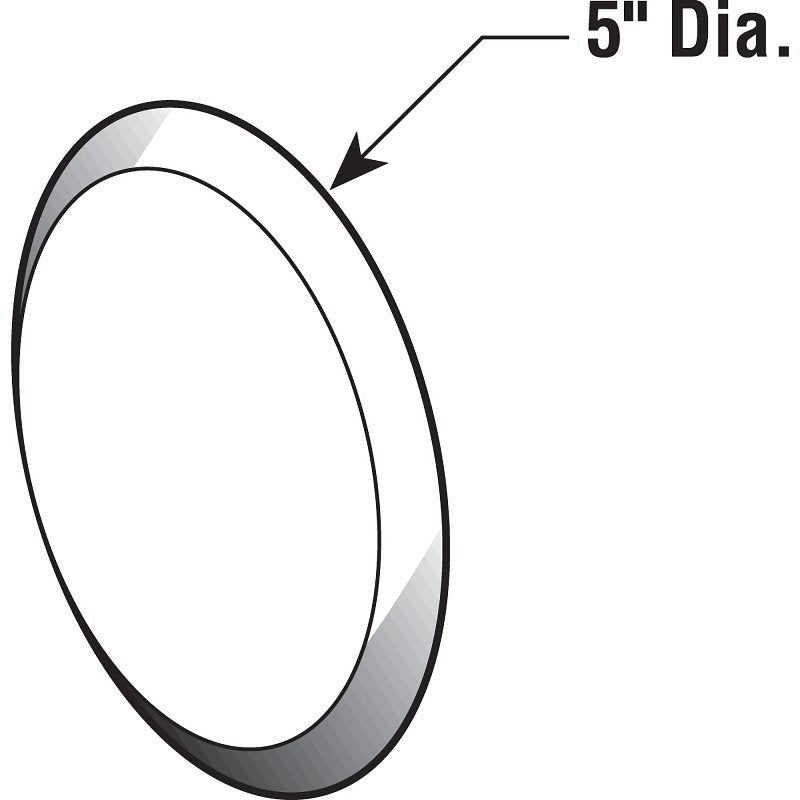 Prime-Line U 9271 Smooth Protector, 5 in Dia Base, Vinyl