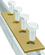 SuperStrut 200 Series ZX207-10 Bracket Splice Plate, Steel, Gold, Gold Galvanized