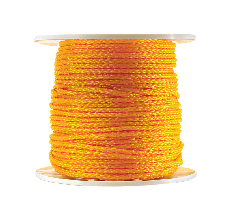 Koch Industries 5/16 in. D X 600 ft. L Yellow Hollow Braided Poly Rope