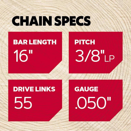 Oregon AdvanceCut S55 16 in. Chainsaw Chain 55 links