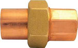 Nibco C00392LC Pipe Union, 1-1/4 in, Sweat, Copper