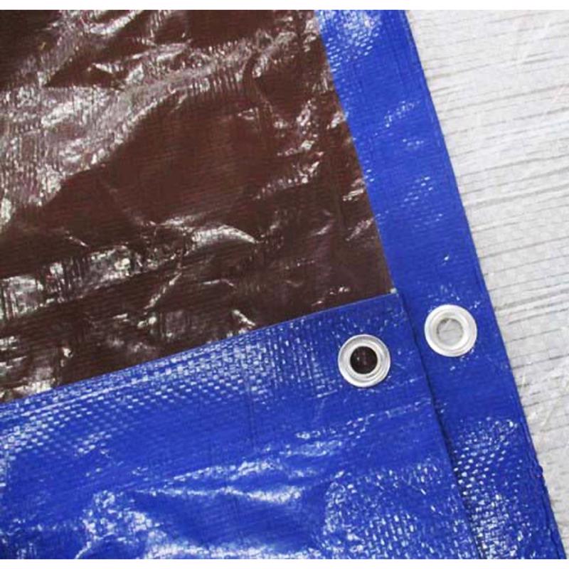Ace 12 ft. W X 16 ft. L Medium Duty Polyethylene Tarp Blue/Brown