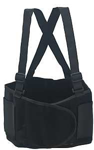 Bucket Boss 56001 Back Support Belt, XL, 46 to 56 in Waist, Elastic/Mesh, Black