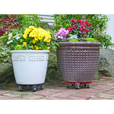 Down Under Decksaver 3.5 in. H X 15.25 in. W X 15.25 in. D X 15.25 in. D Plastic Plant Caddy Terraco