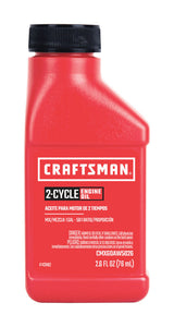 Craftsman 2-Cycle Premium Motor Oil 2.6 oz 1 pk, Pack of 12